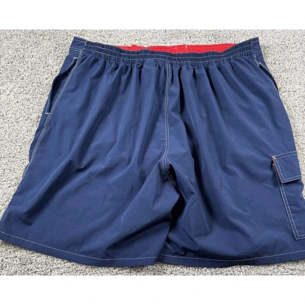 Polo Ralph Lauren Swimwear Cargo Swim Trunks Lined Pony Navy‎ Mens 2XB